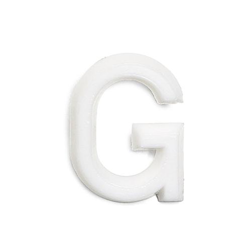 Bogstav G 1002 Hvid, 10stk, Habo 22848
