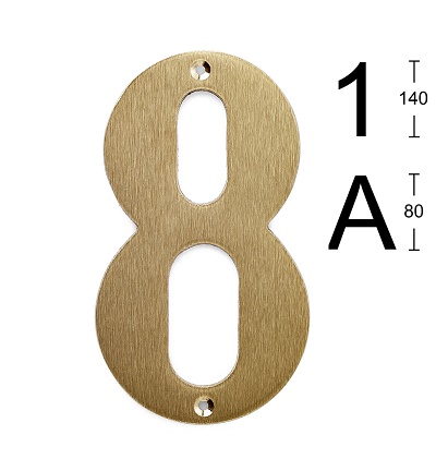 Siffra 8 572 Matt Mässing Habo