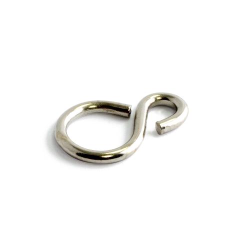 S-Krog 264, 100stk, Nikkel, Habo