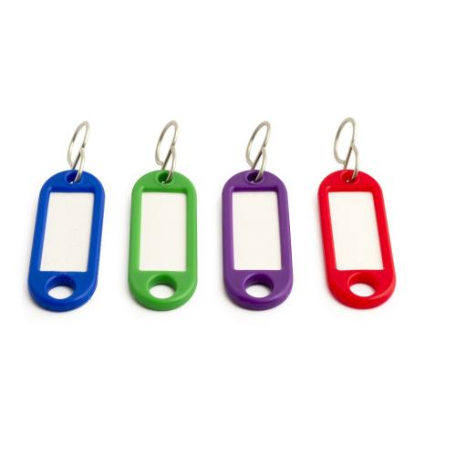 Nøglemærkat 1660 Blandede farver 4 stk., Habo 24463