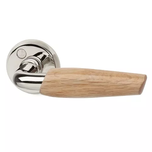 Door Handle A1130 Oak/Nickel, Habo 92403