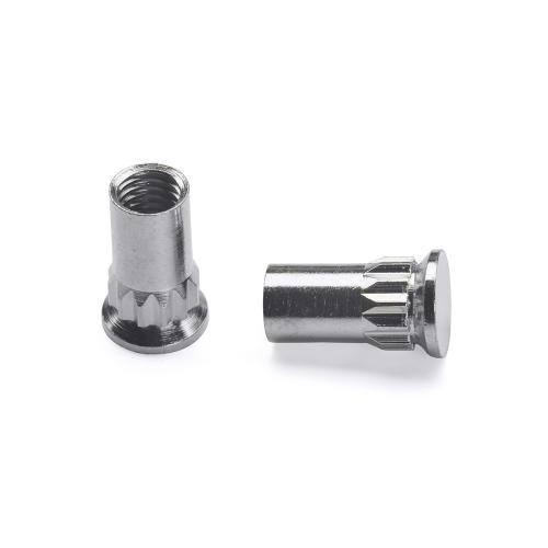 Topmøtrik 8 Messing Forniklet M5, 2stk, Habo 75127