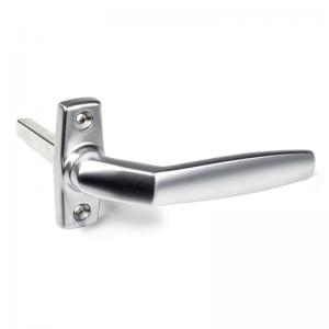 Fönsterhandtag 2162 Rakt Matt Krom 107x59x23mm Habo - 96230