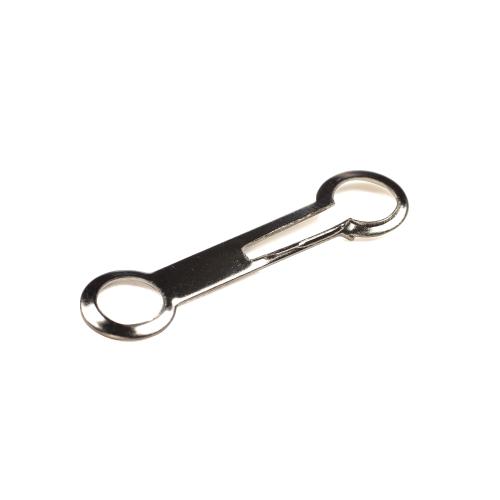 Endebeslag 267-8 Nikkel, 10stk, Habo 47738