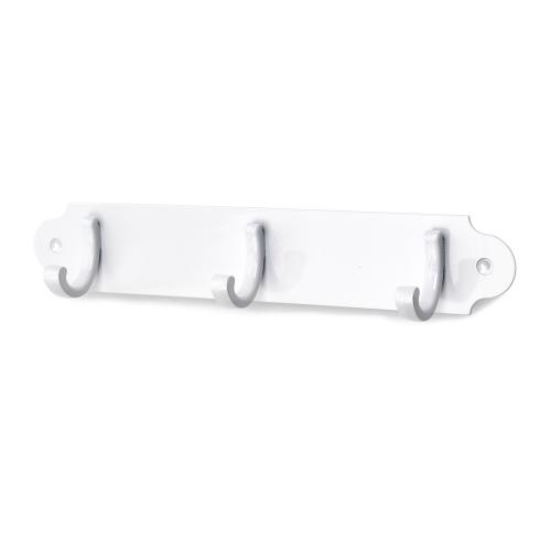 Håndklædeholder, 3 Kroge, 1803-3, 245mm, Hvid, Habo 81463