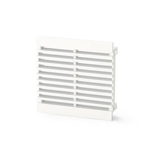 Modulgitter Mellemstykke 1601, 100x100mm, Hvid, Habo 52431