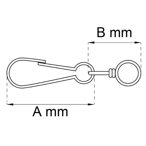 Simplexhake 4293 Nickel 100st, Habo