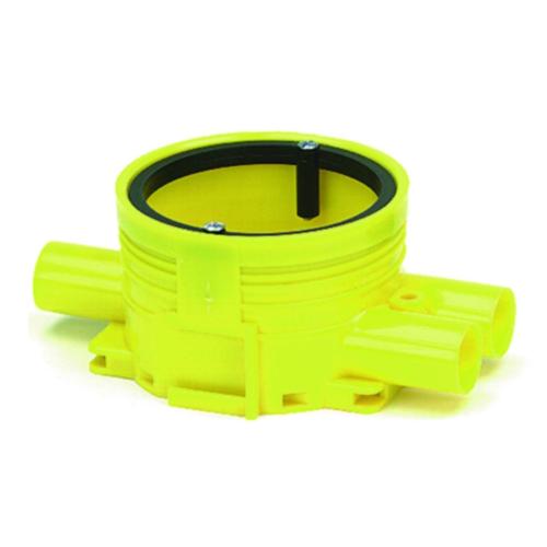 Apparatboks Dobbelt Gips Gul Ed-Wa