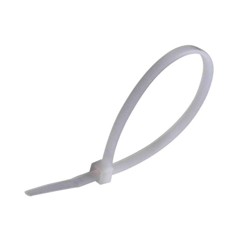 Kabelbindere 200x4,8mm Hvid 20stk Gelia