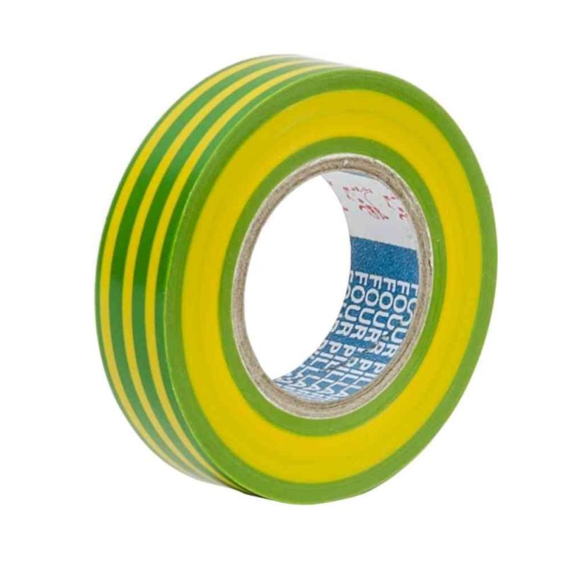 Markeringsbånd 15mmx10m Gul/Grøn Gelia