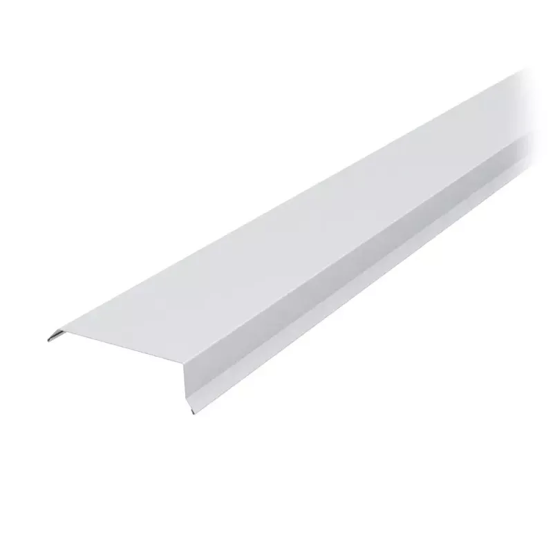 Vattbrädesbeslag 105x2000mm Vit