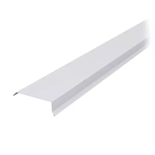 Vattbrädesbeslag 105x2000mm Vit