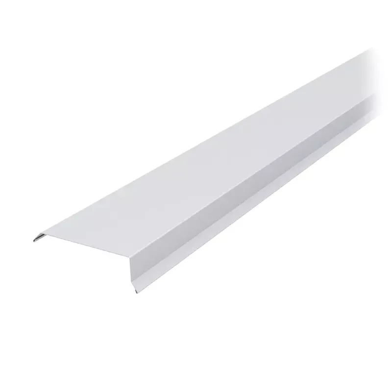 Vattbrädesbeslag 140x2000mm Vit