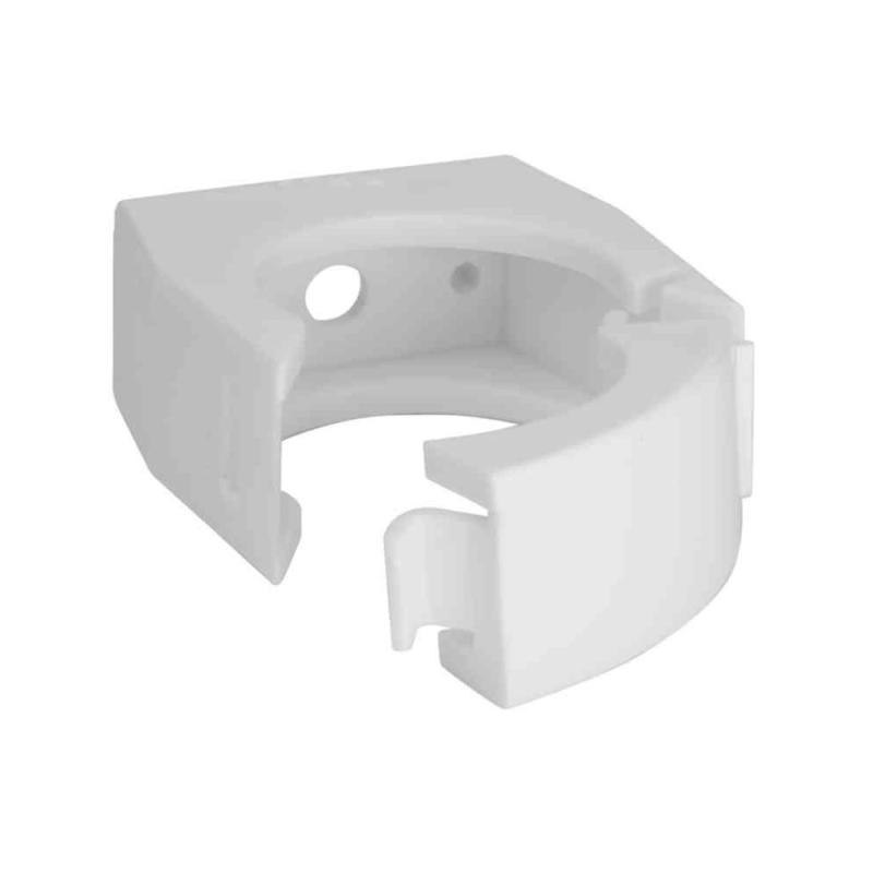 Rørklemme Låsbar Overlap 32mm Hvid Faluplast