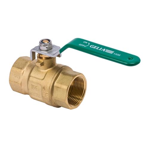 Kugleventil Med Håndtag G15 Indvendigt Gevind Messing Gelia