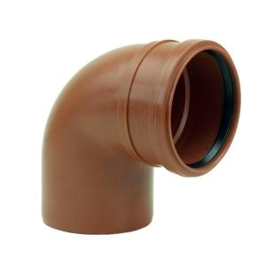 Jordbøjning 1-Muffe 160mmx90° Polypropylen Pipelife