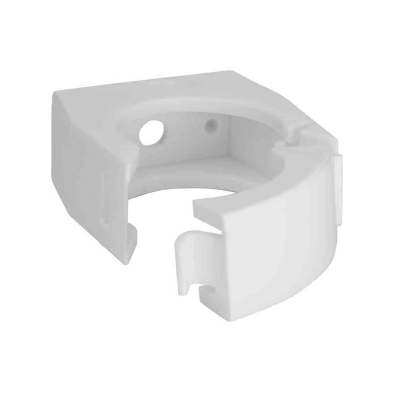 Rørklemme Låsbar Overlap 40mm Hvid Faluplast