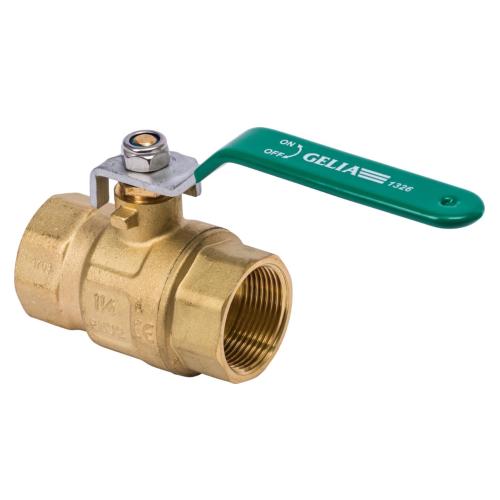 Kugleventil Med Håndtag G32 Indvendig Gevind Messing Gelia