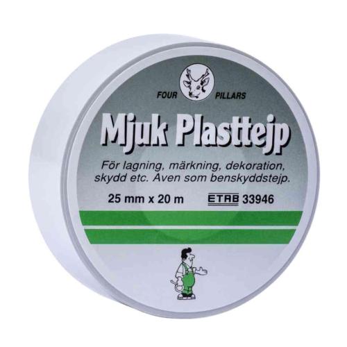 Plasttape Til Rørisolering, 25mmx20m, Grå