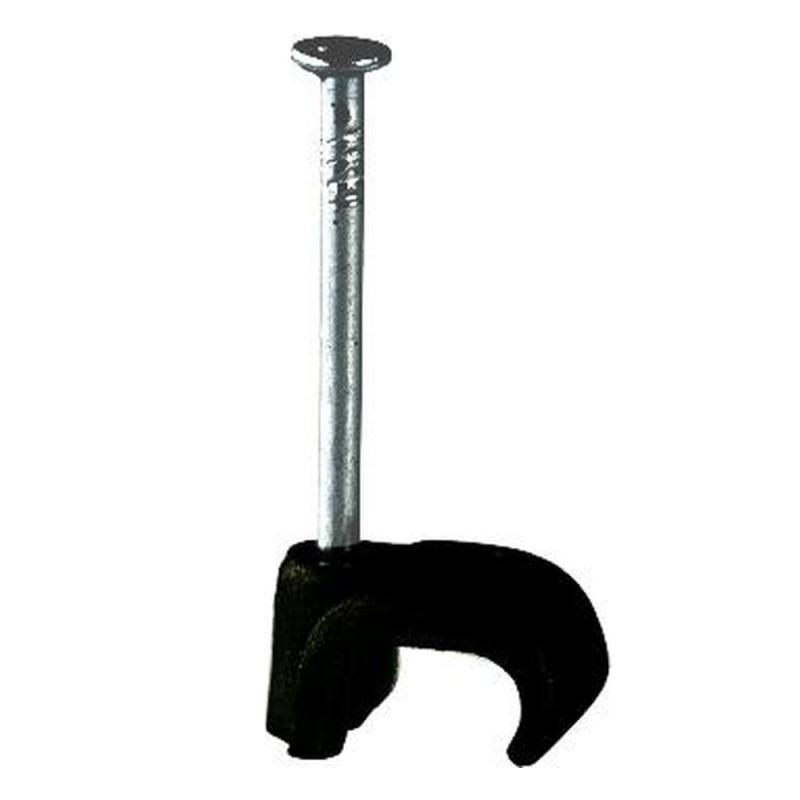 Kabelholder 3x5mm Oval Sort 20stk Gelia