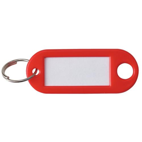 Nøglering Plastik Rød 5stkx5pakke ​Bårebo 791220