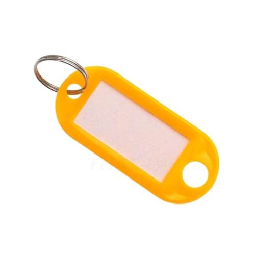Nøglemærke Plastik Gul 5stkx5pakke Bårebo 791222