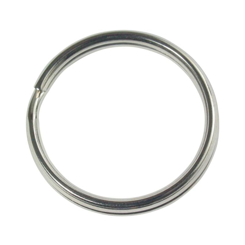Nøglering Rund 20mm Forniklet 5stkx5pakke​ Bårebo 791235
