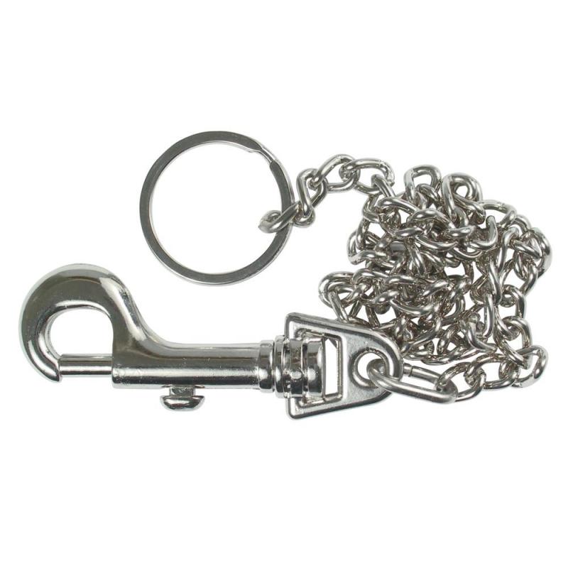 Nøglering Karabinhage, 46cm, Forniklet, Bårebo 791243