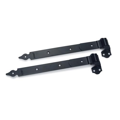 Hook Hinge 214, 300mm, 2pcs, Black, Bårebo 812847