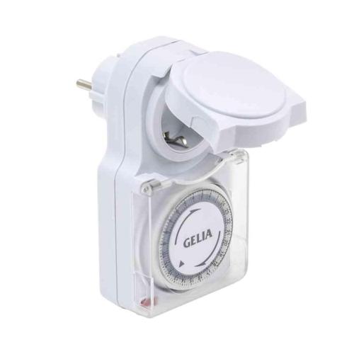 Urkontakt Jordet Lukket 24 Timer 230V Gelia