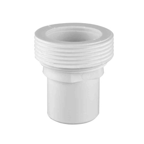 Gevindforbindelse 32xR32/R40mm Hvid Udvendig Gevind Faluplast