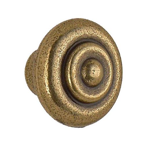 Knop Antik Messing 10stk Beslagboden B080