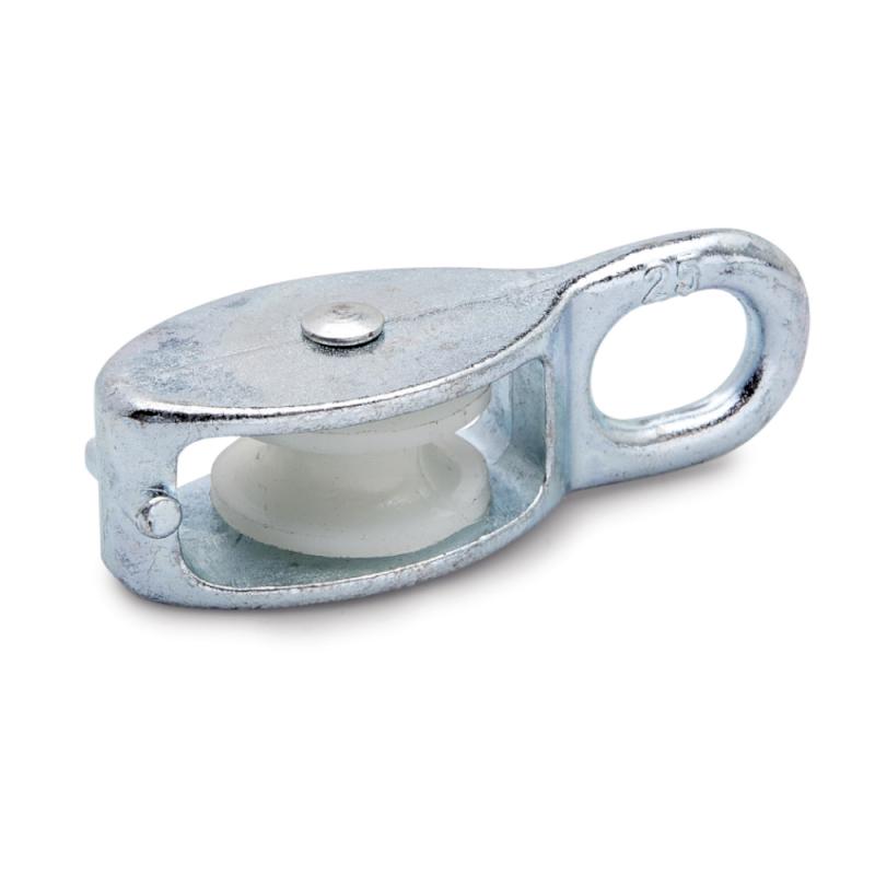 Skiveklods 25x7,7mm Galvaniseret Nylon 5stk Bårebo ​261721