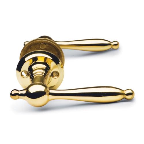 Dörrtrycke A685mp Blankpolerad Mässing Bårebo 744132