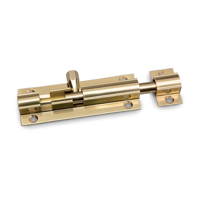 Glidebolt 50mm Poleret Messing 5stk Bårebo 820691
