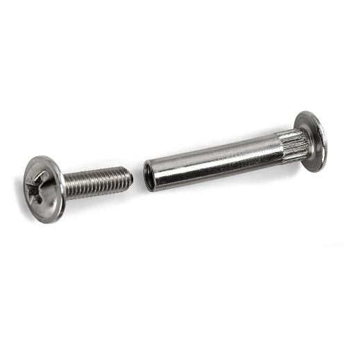 Tilslutningsbeslag 2604 Nikkel, 100stk, Habo 59733