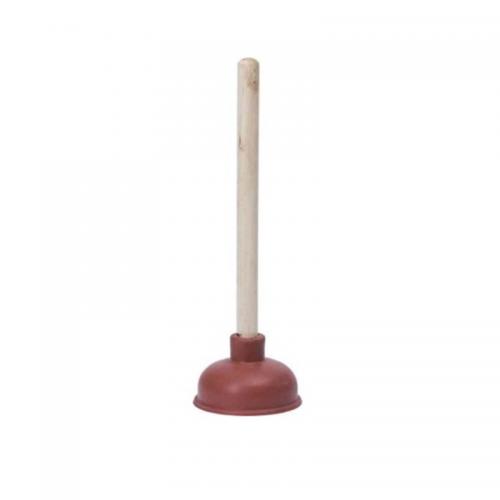 Vaskrensare 130MM Gummi Med Träskaft