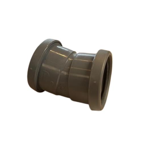 Bøj 2Muffe 75mmx15° Grå