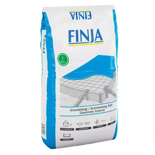 Grovbetong K40 0-8mm 40x25kg Finja