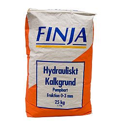 KALKGRUND HYDR 0-3MM 40X25KG