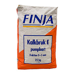 KALKBRUK E 0-3MM 40X25KG PUMPBAR