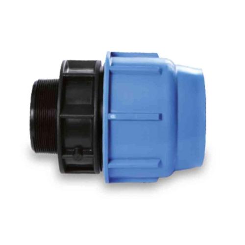 PEM Koppling Av Polypropen Rak Utvändig Gänga 25mmxG25 Plast Gelia