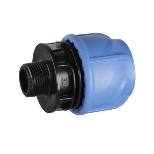 PEM Koppling Av Polypropen Rak Utvändig Gänga 32mmxG25 Plast Gelia