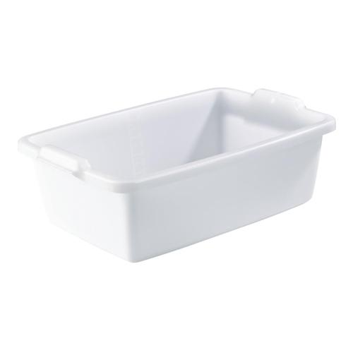 Sköljfat Rektangulär, 9L, Vit, 10st, Nordiska Plast