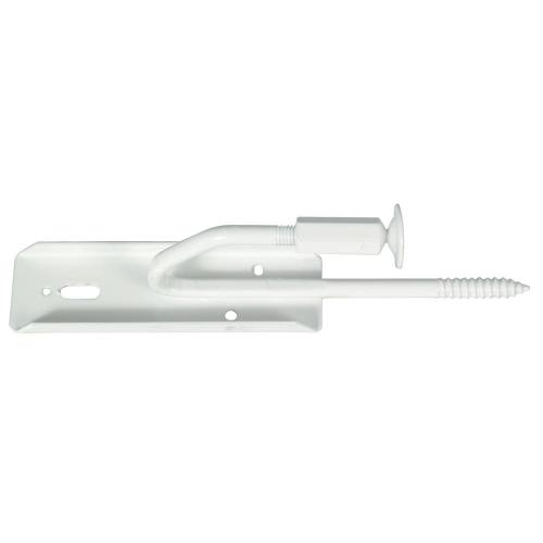 Fönsterbänkskonsol B5-120mm Vit Bårebo 820108