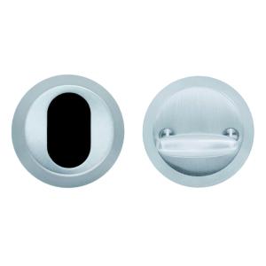 Cylindervred Och Skylt 55mm Borstad Krom Beslagsboden B186M