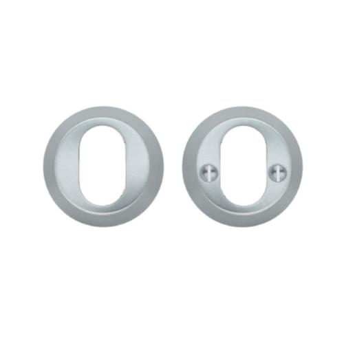 Cylinderskylt Borstad Krom Beslagsboden B1864M