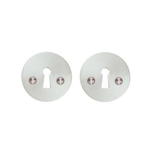 Nøgleplade 51mm Mat Børstet Krom Beslagsboden B800KM