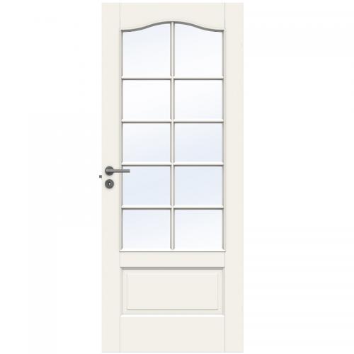 Innerdörr Swedoor Craft SP10B Tät Vit/Glas NCS-S 0502-Y