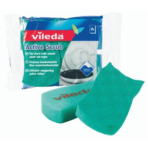 Rengøringssvamp Active 2stkx28pakke Vileda